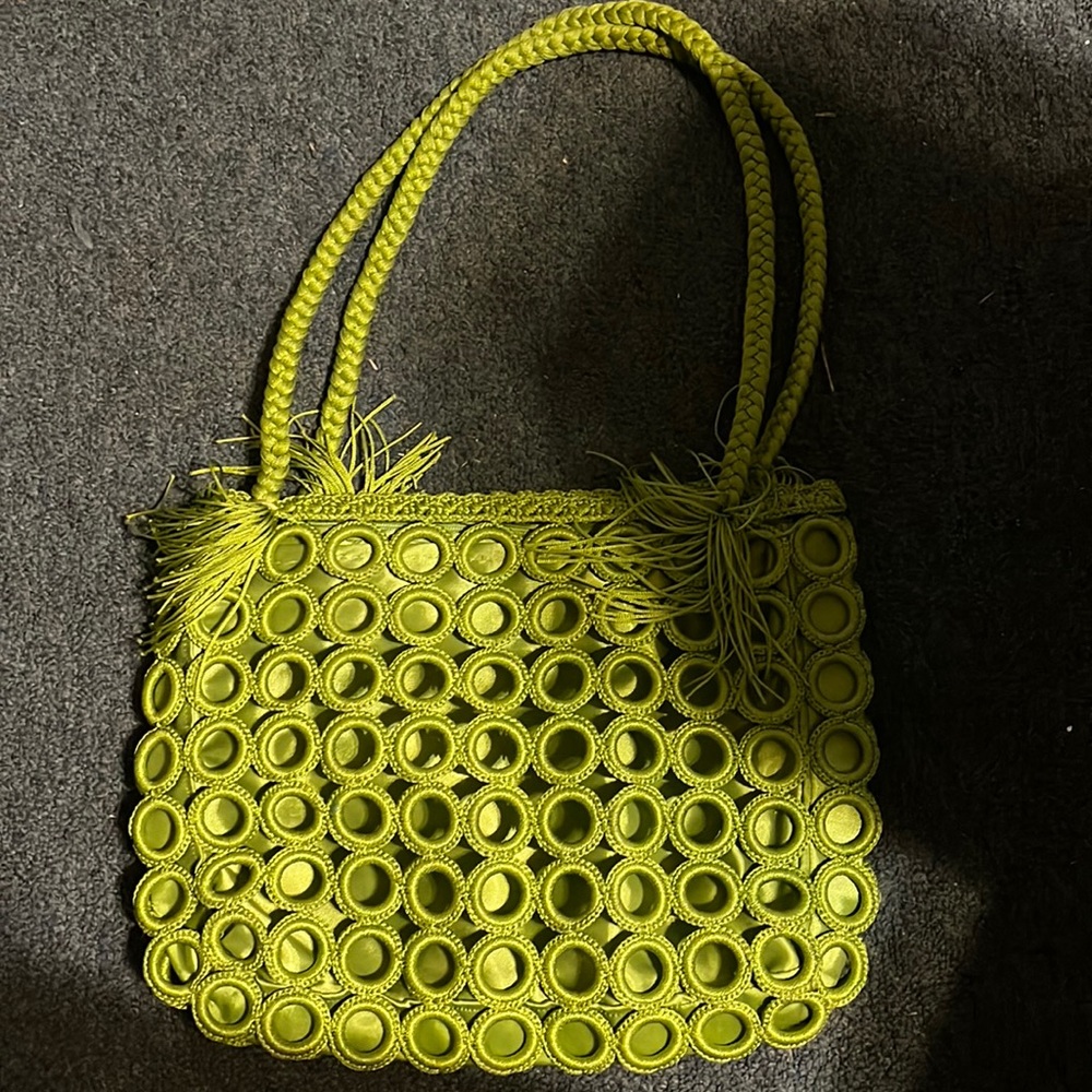 Boutique green bag